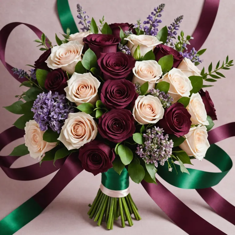 Как создать идеальный букет из атласных лент своими руками пошагово: искусство, доступное каждому