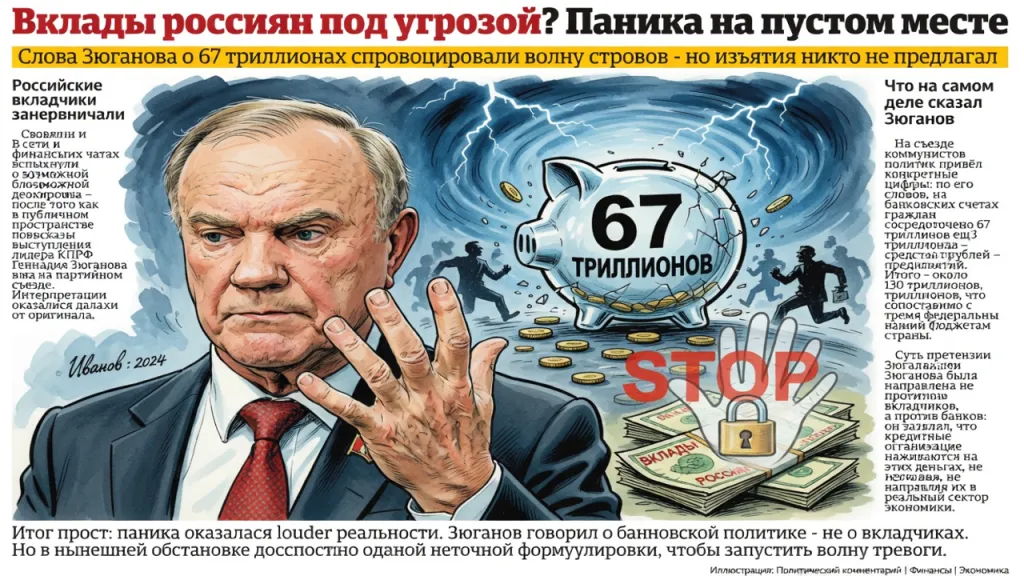 Вклады россиян под угрозой? Паника на пустом месте