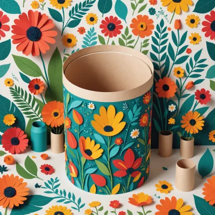 Как сделать цилиндр из бумаги: шляпа и ваза своими руками